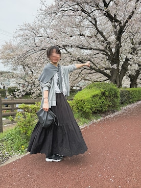 「GOOD ROCK SPEED（グッドロックスピード）のアイテム」を使った、ukiさん（レディース・155cm）の春コーディネート