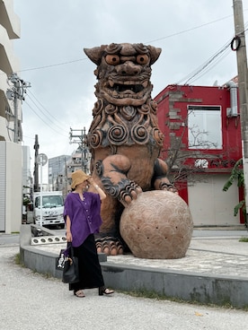 「アイテム（アクセサリー）」を使った、ukiさん（レディース・155cm）の秋コーディネート