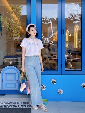 ▪️𝑲𝒂𝒈𝒆𝒌𝒐▪️さん（レディース・168cm）の夏コーディネート