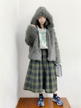 ▪️𝑲𝒂𝒈𝒆𝒌𝒐▪️さん（レディース・168cm）の冬コーディネート