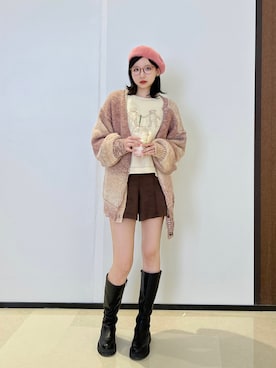 「merry jenny（メリージェニー）のアイテム（スウェット）」を使った、▪️𝑲𝒂𝒈𝒆𝒌𝒐▪️さん（レディース・168cm）の秋コーディネート