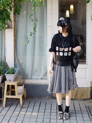定価半額以下【セットアップ】クロシェニット　ローズバッド ROSE BUD（ローズバッド）の「クロシェ編みビスチェ（ニット