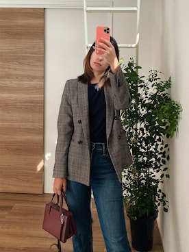 「LOEWE（ロエベ）のアイテム」を使った、tsubame さん（レディース・157cm）の秋コーディネート