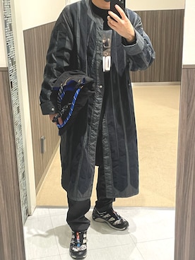 「ADER error（アーダーエラー）のアイテム（バッグ）」を使った、RYO3さん（メンズ・166cm）の冬コーディネート