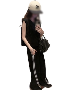 「アイテム（ボストンバッグ）」を使った、mik_.さん（レディース・162cm・30代）の夏コーディネート