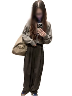 「アイテム（バックパック/リュック）」を使った、mik_.さん（レディース・162cm）の秋コーディネート