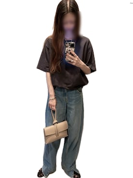 「ADAM ET ROPE'（アダムエロペ）のアイテム」を使った、mik_.さん（レディース・162cm）の夏コーディネート