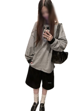 「アイテム（ローファー）」を使った、mik_.さん（レディース・162cm・30代）の夏コーディネート