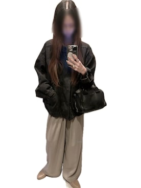 「アイテム（デニムジャケット）」を使った、mik_.さん（レディース・162cm・30代）の秋コーディネート