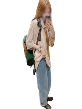 「GREGORY（グレゴリー）のアイテム（バッグ）」を使った、mik_.さん（レディース・162cm）の春コーディネート