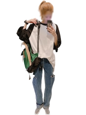 「Gregory」｜「アイテム（スリッポン）」を使った、mik_.さん（レディース・162cm）の春コーディネート