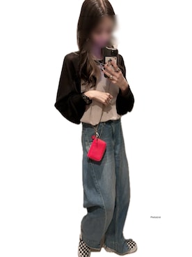 「アイテム（スリッポン）」を使った、mik_.さん（レディース・162cm・30代）の秋コーディネート