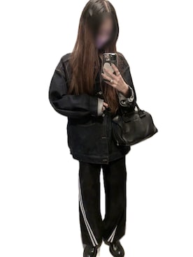 「アイテム（ボストンバッグ）」を使った、mik_.さん（レディース・162cm・30代）の秋コーディネート