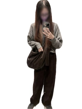 「アイテム（スウェットパンツ）」を使った、mik_.さん（レディース・162cm・30代）の秋コーディネート