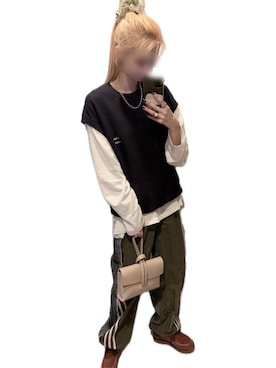 「MICALLE MICALLE（ミカーレミカーレ）のアイテム」を使った、mik_.さん（レディース・162cm）の秋コーディネート