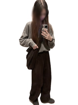 「アイテム（スウェットパンツ）」を使った、mik_.さん（レディース・162cm・30代）の秋コーディネート