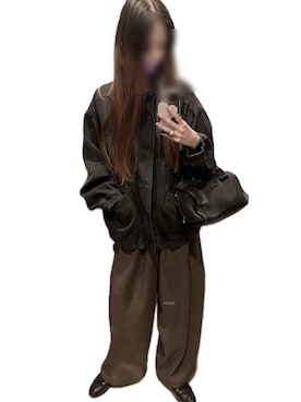 「アイテム（デニムジャケット）」を使った、mik_.さん（レディース・162cm・30代）の秋コーディネート