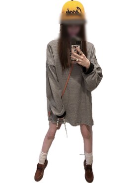 「CIAOPANIC TYPY（チャオパニックティピー）のアイテム（スウェット）」を使った、mik_.さん（レディース・162cm）の秋コーディネート