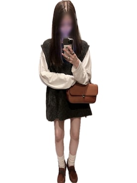 「BURBERRY（バーバリー）のアイテム（ハンドバッグ）」を使った、mik_.さん（レディース・162cm）の秋コーディネート