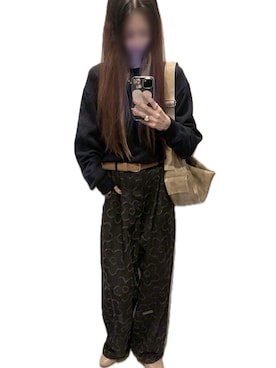 「アイテム（レインシューズ）」を使った、mik_.さん（レディース・162cm）の秋コーディネート