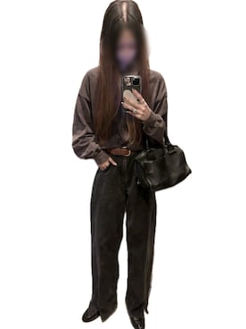 「アイテム（ローファー）」を使った、mik_.さん（レディース・162cm・30代）の秋コーディネート