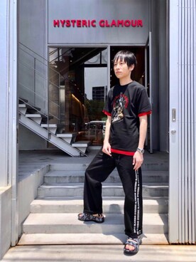 Hysteric Glamour ヒステリックグラマー のサンダルを使った人気ファッションコーディネート Wear