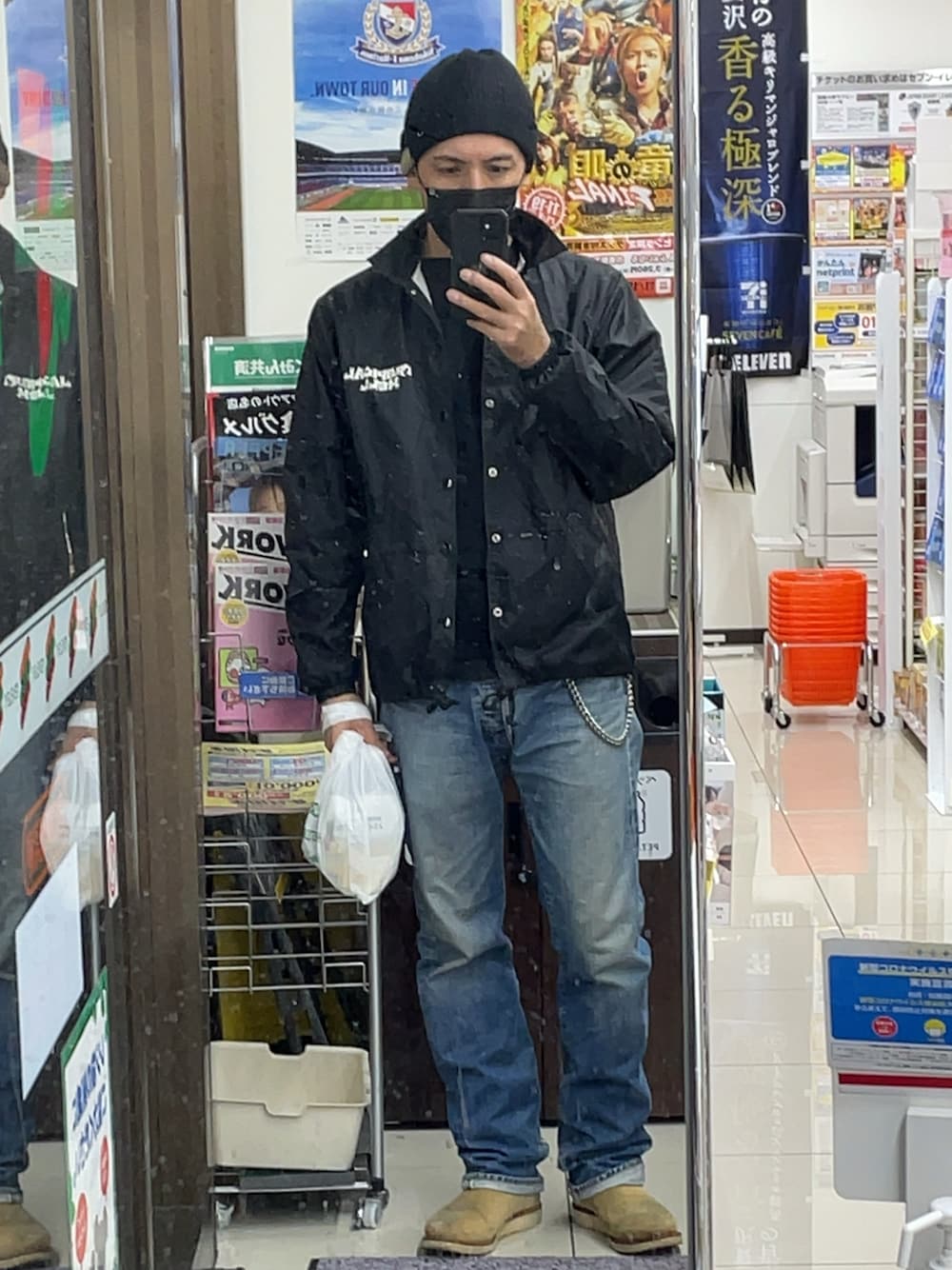 TENDERLOIN テンダーロイン ニットキャップ ビーニー タム ネイビー 1737395591_1000.jpg