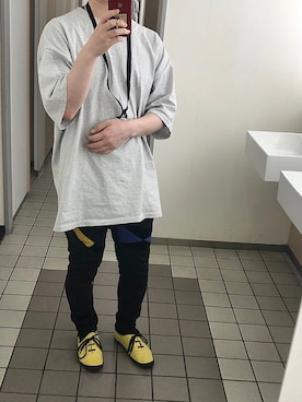 「CalCru（カルクルー）のアイテム」を使った、だぁ!だぁ!だぁ!さん（メンズ・170cm）の秋コーディネート