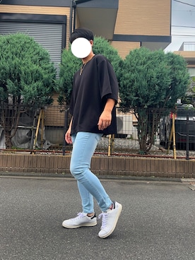 「jiggys shop（ジギーズショップ）のアイテム（パンツ）」を使った、tatsuyaさん（メンズ・164cm）の夏コーディネート