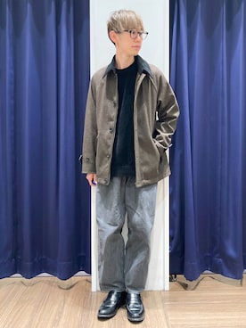 「アイテム（ローファー）」を使った、つーじーさん（メンズ・168cm・40代）の秋コーディネート