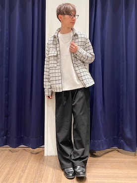 「THE SHOP TK （ザ ショップ ティーケー ）のアイテム」を使った、つーじーさん（メンズ・168cm）の冬コーディネート