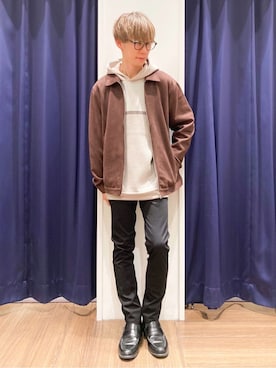 つーじーさん（メンズ・168cm）の冬コーディネート