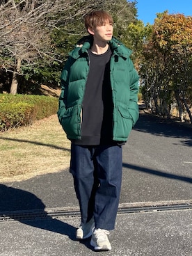 「COLEMAN（コールマン）のアイテム（ジャケット/アウター）」を使った、つーじーさん（メンズ・168cm）の冬コーディネート