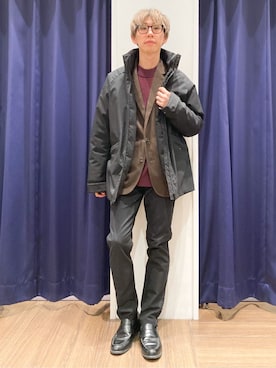 つーじーさん（メンズ・168cm）の冬コーディネート
