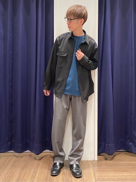 「THE SHOP TK （ザ ショップ ティーケー ）のアイテム」を使った、つーじーさん（メンズ・168cm）の春コーディネート