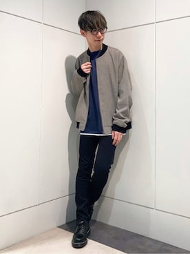 つーじーさん（メンズ・168cm）の春コーディネート