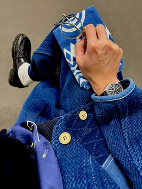 「TIMEX（タイメックス）のアイテム」を使った、N.jun-tさん（メンズ・175cm）の春コーディネート