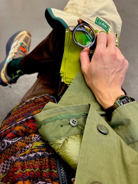 「TIMEX（タイメックス）のアイテム」を使った、N.jun-tさん（メンズ・175cm）の冬コーディネート