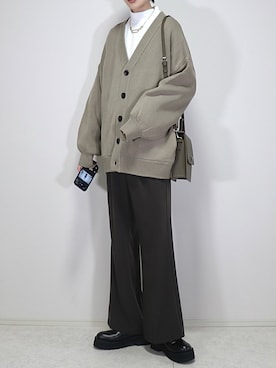 「Loose/ルース（ルース）のアイテム」を使った、ろむしさん（メンズ・174cm）の秋コーディネート