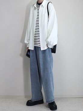 ろむしさん（メンズ・174cm）の春コーディネート