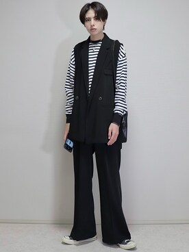 ろむしさん（メンズ・174cm）の春コーディネート