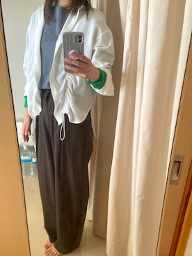 「earth music&ecology（アースミュージックアンドエコロジー）のアイテム」を使った、ゆんさん（レディース・168cm）の秋コーディネート