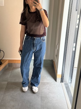 「anuke（アンヌーク）のアイテム」を使った、naaarmさん（レディース・157cm）の夏コーディネート