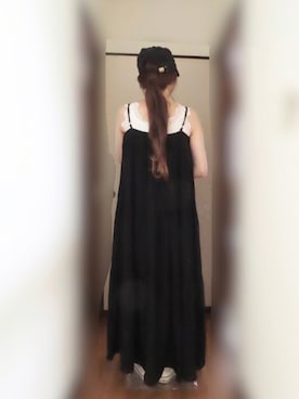 「キャップ女子」｜KORO☺︎さん（レディース・152cm）の夏コーディネート