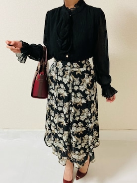 「Allamanda（アラマンダ）のアイテム」を使った、bellbelljpさん（レディース・155cm）の春コーディネート