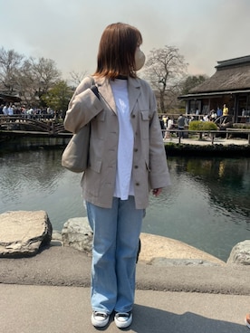 「LAZY SUSAN（レイジースーザン）のアイテム」を使った、*pnk*さん（レディース・157cm）の春コーディネート