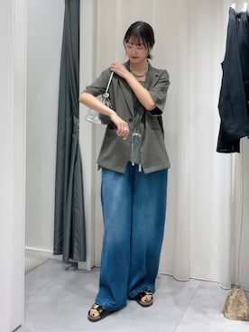 「アイテム（ネックレス）」を使った、DouDou_serikaさん（レディース・167cm・30代）の夏コーディネート