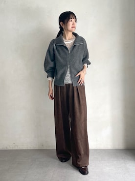 「レイヤードstyle」｜DouDou_serikaさん（レディース・167cm）の秋コーディネート