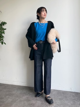 「アイテム（その他アウター）」を使った、DouDou_serikaさん（レディース・167cm・30代）の冬コーディネート