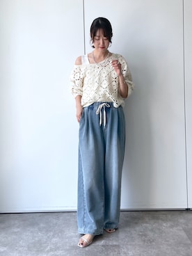 「アイテム（アクセサリー）」を使った、DouDou_serikaさん（レディース・167cm・30代）の秋コーディネート